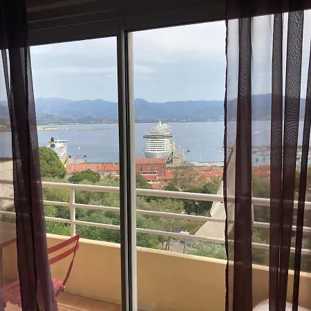 2 Centre D Avec Magnifique Vue アパート アジャクシオ